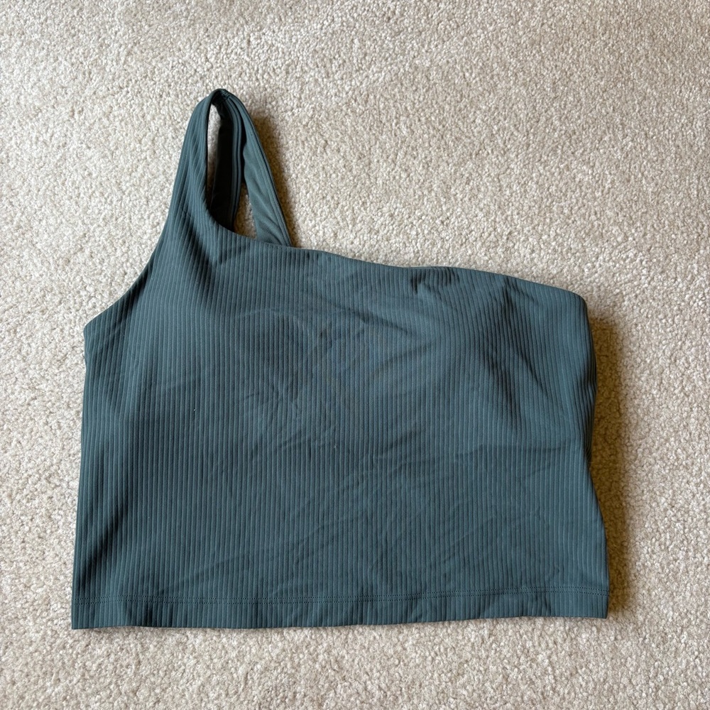 Lululemon Ribbed Nulu Asymmetrical Yoga Tank Top
